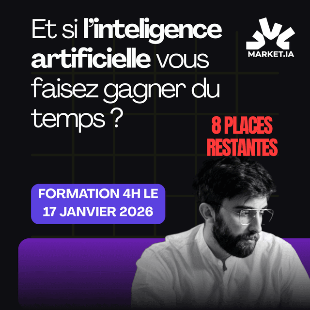 Visuel formation IA généré par Market IA