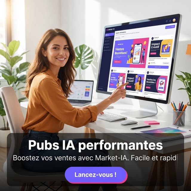 Publicité performante générée par Market IA