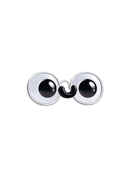 Cloudy avec lunettes — mascotte MARKETIA